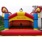 inflatable bouncer with slide